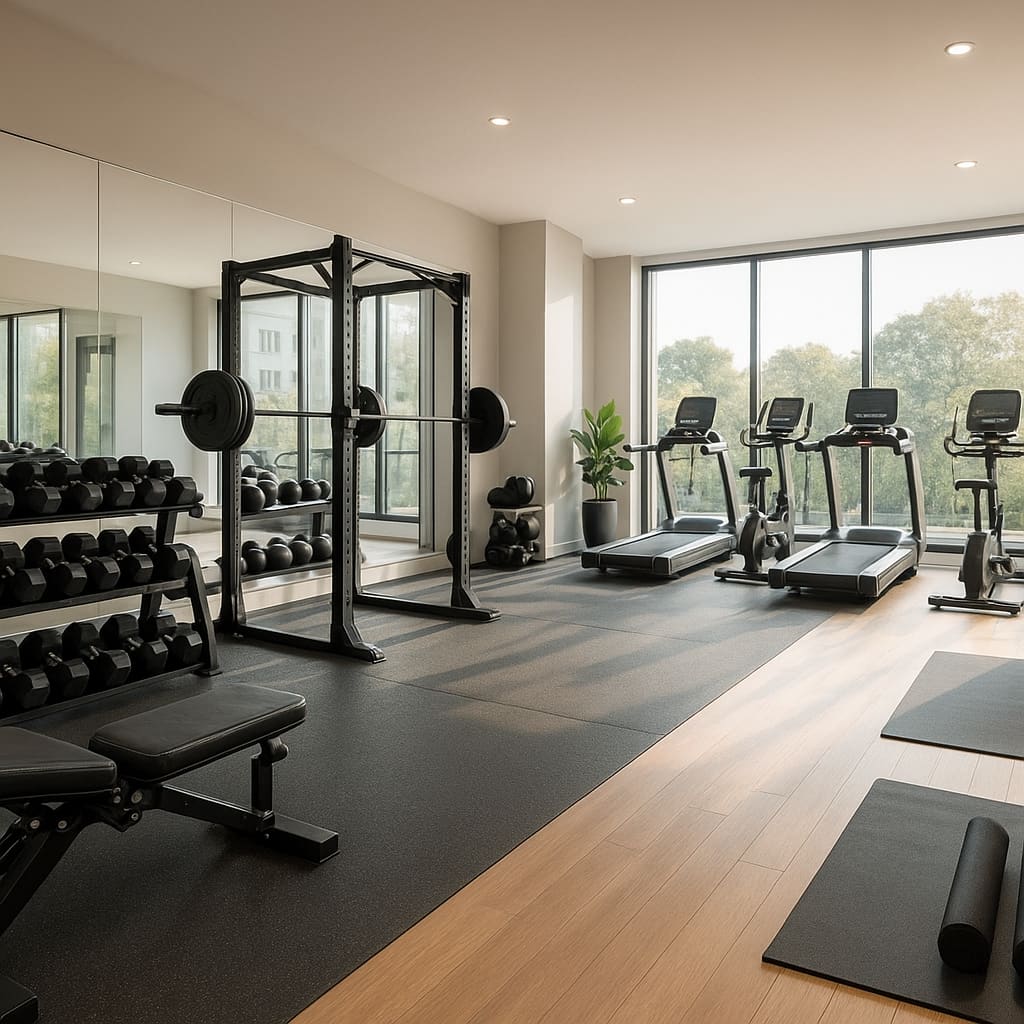 Moderner Gym Innenraum